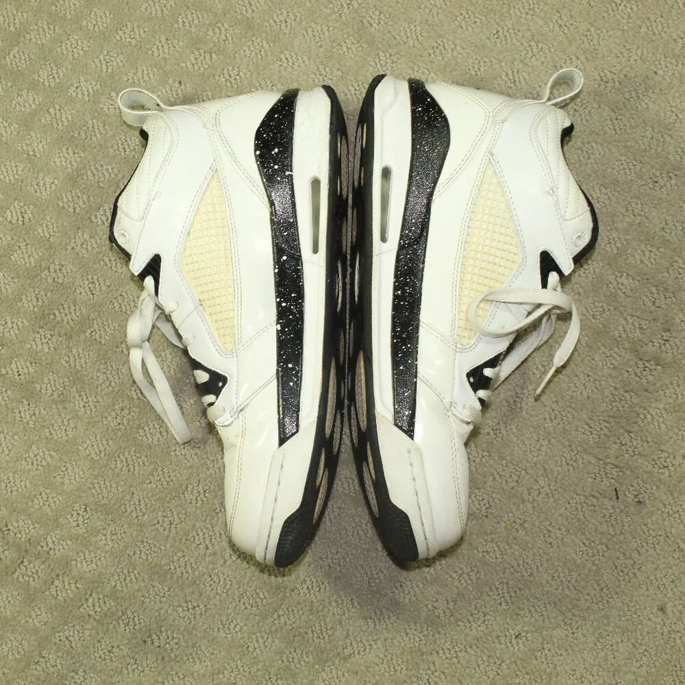 Men's Size 9 - Jordan Flight 9 White Black Sneakers